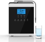 11 Titanium Plates Alkaline Water Ionizer Machine for Home, Alkaline Water Machine pH 3.5-10.5 Acid Water Purifier Water Generator Water Filter Up to -600mV ORP, 10000 Liters Per Filter, Auto-Cleaning