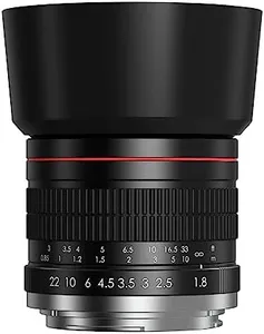 Lightdow 85mm F1.8 Medium Telephoto Manual Focus Full Frame Portrait Lens for Canon EOS R, Ra, RP, R3, R5, R5 C, R6, R6 Mark II, R7, R8, R10, R50, R100 Mirrorless Cameras