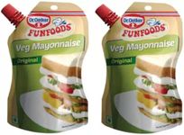 FUN FOODS Veg Mayonnaise Original 875 Gram Pack of 2 1750 g (Pack of 2)