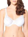 Triumph Women's Lace Spotlight W Non-Padded Wired Bra, White, 32C (Size: 70C)