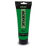 Zieler Emerald Green Acrylic Paint | 120ml Easy Squeeze Tube