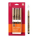 SAKURA 50047 Micron 003/005 4Pc Set Fine Tip Pen,Black