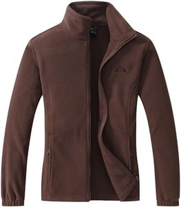 GIMECEN Women's Lightweight Full Zip Soft Polar Fleece Jacket Outdoor Recreation Coat With Zipper Pockets