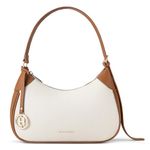 BOSTANTEN Purses for Women Small Cresent Shoulder Bag Leather Hobo Dumplings Designer Handbags with Adjustable Strap, Beige