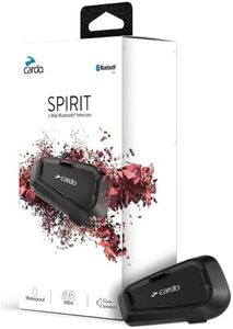 Cardo Systems Spirit Motorcycle Bluetooth Communication Headset - Black, Single Pack