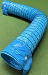 Callieway® Dog Agility Tunnel Professional Dog Tunnel Agility Device (Support Sandbags Already Included) (Sky Blue/Cyan, 4 m)