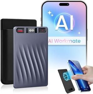 RECPOINT AI Voice Recorder, Professional Voice Activated Recorder with AI Transcription & Summarize, 64GB Storage, 30H Battery, Noise Cancellation and MagSafe for Meetings and Interviews & Calls