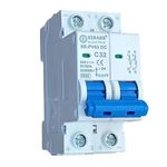 Kenbrook Solar Sibass DC MCB 800V 32A Miniature Circuit Breaker (32 AMP)