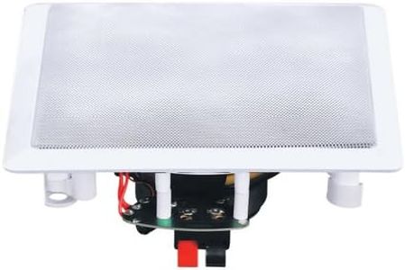 e-audio Paire d'enceintes pour plafond à 2 canaux idéal pour la maison, boutique ou événements spéciaux 10,2 cm 8 ohms 70 W