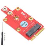 Mini PCIe M.2 Adapter, M.2 Key B to Mini PCI-E Adapter Card Wireless Network Card Converter for Laptop/Desktop/PC