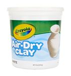 Crayola Air Dry Clay Bucket, No Bake Clay for Kids, Modeling Clay Alternative, 5 lb Resealable Bucket, White