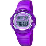 Lorus Girls Chronograph Digital Watch with PU Strap R2385HX9