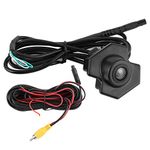 Qiilu CCD Car Front View Camera, 170° Wide Angle Front View Camera IP68 Waterproof Night Vision Fit for Cruze