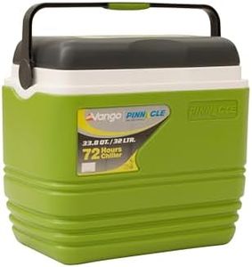 Vango Pinnacle Cool Box Cooler Ice Box | Highly Insulated, Portable, Leakproof, Durable, Ice Rentention, Food Safe - Camping, Fishing, Beach, Festival, Picnic (32L)