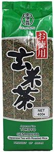 Ujinotsuyu Tokuyo Genmaicha Japanese Green Tea with Roasted Rice, 400 g