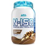 ANS Performance 100% Pure Hydrolyzed Whey Isolate Protein + BCAAs - 25g of Protein - Gluten Free, Zero Lactose (Bananarama Delight, 1.8 lb)