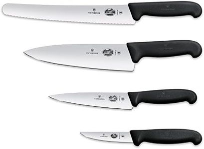 Victorinox 4-Piece Knife Set with Fibrox Handles