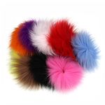 GREATFISHING 12 Colors Choice Fly Tying Arctic Fox Tail Streamer Tube Fly Tying Material Saltwater Jig Hook Tying Fibers (4PC Color Combo C)