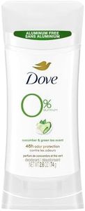 Dove 0% Aluminum 48H Deodorant For Smooth Underarms Cucumber & Green Tea Scent Deodorant For Women 74 g