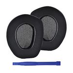 Adhiper RS ​​175 Ear Pads Compatible with Sennheiser HDR 165 HDR175 HDR185 HDR195 RS165 RS175 RS185 RS195 Headphones with Ice Gel Material and Memory Foam Ear Pads (Clip-on / Black)