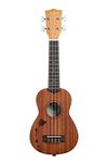 Kala KA-15S-H1 Soprano Ukulele, mahogany