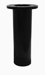 Simba Heavy PVC(Plastic), Cabinet Legs for Bathroom Vanities, Kitchen,Furniture MULTIPURPOSE LEGS, Pack of 4 Legs (BLACK 6 inches)