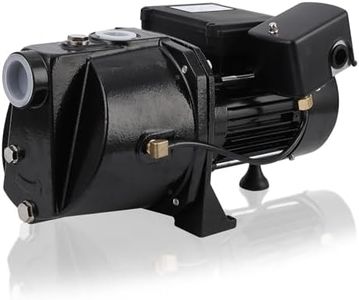 GarveeTech 1.75 Hp Shallow Well Jet Pump, 2070GPH Cast Iron Above Ground Booster Water Transfer Pump, Depth Up to 25 ft, 115V/230V Dual Voltage 60Hz, for Draining Irrigation Lawn Farm Water Removal
