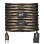 LDKCOK USB 2.0 Type A Male to A Female Active Repeater Extension Cable 100ft, High Speed 480 Mbps