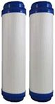 CFS – 2 Pack Granular Activated Carbon Water Filter Cartridges Compatible with Hydro Life 52412, C-2063 Models – Removes Bad Taste & Odor – Whole House Replacement Filter Cartridge