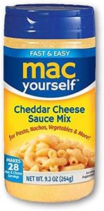 Mac Yourself | Delicious Cheddar Cheese Sauce Mix | Perfect Cheese Powder for Macaroni, Nachos, Veggies and More | 9.3 oz