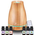 Diffuserlove Essential Oil Diffuser 200ML Remote Control Aroma Diffuser Mist Humidifiers for Bedroom Office Room House