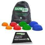 Silicone Cupping Therapy Set – JOLT Massage Therapy Cups for Joint Support, Sciatica, Tail Bone and Back Pain Relief by Game On