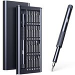 JOREST 25-in-1 Precision Screwdriver Set, Mini Repair Tool Kit with Torx for MacBook, Computer, Laptop, iPhone, PS5, Xbox, Switch, Glasses, Watch, Ring Doorbell, Electronic, Small Gift Gadget for Men