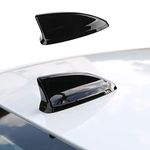 CKE for Honda Civic 2025 2024 2023 2022 Car Shark Fin Antenna Topper Roof Aerial Cover Trim for 11th Gen Civic for Honda Civic Accessories -Glossy Black