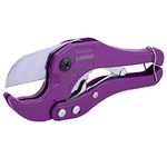 ULTRAFAST 42mm Pipe Cutter 1-5/8'' Tube Cuter Tool One-Hand Use Fast Cut For Vinyl & Rubber Tubing Cutting with Safety Latch