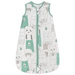 ZIGJOY 0.5 Tog Baby Sleeping Bag 100% Cotton Baby Wearable Blanket Toddler Sleep Sack Summer Sleeping Bags 6-12 Months, Panda