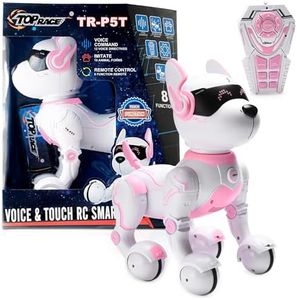 Remote Control Robot Dog Toy with Touch Function and Voice Control, Rc Dog Robots Toys for Kids 3,4,5,6,7,8,9,10 Year Old and up, Smart & Dancing Robot Toy, Imitates Animals Mini Pet Dog Robot