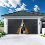 Garage Door Insulation Kit Garagedoor Draught Excluder 210 220 240 250 280 300 310 340 360cm Car Garage Door Blanket Weatherproof, Windproof, Soundproof(Black,380x300cm)