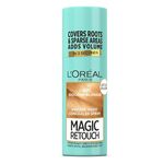 L'Oréal Paris Light Golden Blonde Magic Retouch Hair Colour Root Concealer Spray (75ml), Instant 100% Grey Coverage & Flawless Blend, Quick & Easy Application
