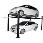 APlusLift HW-8S 8000LB 4-Post Portable Storage Service Car Lift / 3 Year Warranty