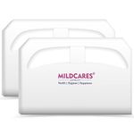 MildCares Disposable Toilet Seat Covers| No Direct Contact with Unhygienic Seats | Easy To Dispose | Protects Against Germs | Travel-Friend (Pack of 2)