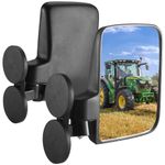 OFIG Universal Magnetic Tractor Mirrors, Side Mirrors for Tractors, Golf Carts, Forklifts, Lawn Movers, Small Dozers, Compatible with John Deere, Kubota B BX Mahindra Tractor Accessories