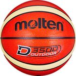 Molten Men's B7D3500 Basketball, Orange, 7