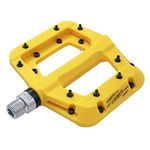 FOOKER MTB Pedals Mountain Bike Pedals 3 Bearing Non-Slip Lightweight Nylon Fiber Bicycle Platform Pedals for BMX MTB 9/16"