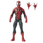 Marvel Hasbro Legends Series Ben Reilly Spider-Man, Spider-Man Legends Collectible 6 Inch Action Figures, 2 Accessories