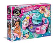 Clementoni 18599 Crazy Chic Cool Nail Art Set for Children, Ages 6 Years Plus, Multi-Coloured