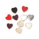 Shirt Brooch Pins for Women Safety Lapel Pins Fashion Instant Heart Button Pins for Girls Cover Up Buttons for Blouse Pins for Dress Bag Hat Clothing Decoration Accessories for Women Girls 10Pcs