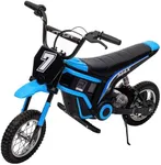 GarveeLife 24V Electric Dirt Bike for Kids 8-14, Kids Motorcycle Electric Bike Motor Bike with Authentic Motocross Dirt Bikes Geometry, Rear-Wheel Drive, High-Torque, Kids Electric Dirt Bike, Blue