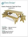 Classic Rectangle Picnic Table/w Be