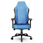 Cybeart | Marine (Blue) Gaming/Office Chair | 4D Armrest | Inbuilt Lumbar Support | Supreme PU Leather, Ergonomic, Recline & Tilt